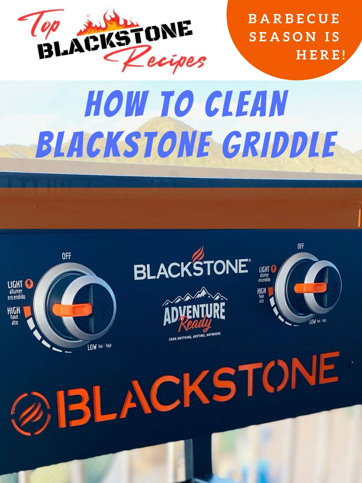 how to clean a blackstone griddle.